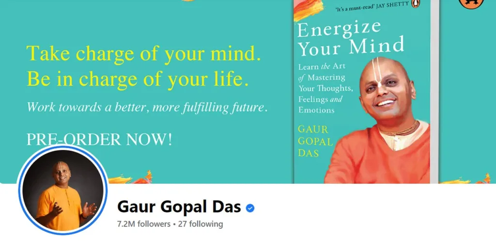 Gaur Gopal Das Facebook