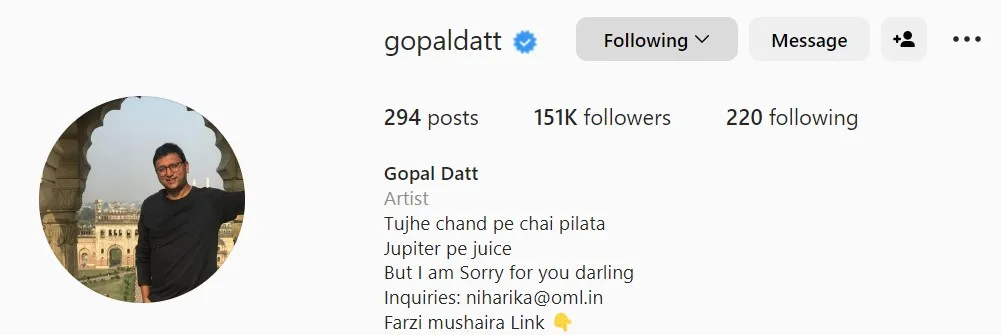 Gopal Dutt Instagram jpg