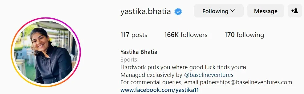 Yastika Bhatia Instagram jpg