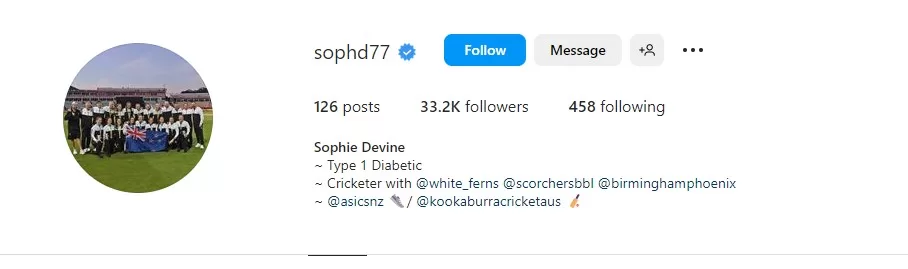 Sophie Devine instagram jpg
